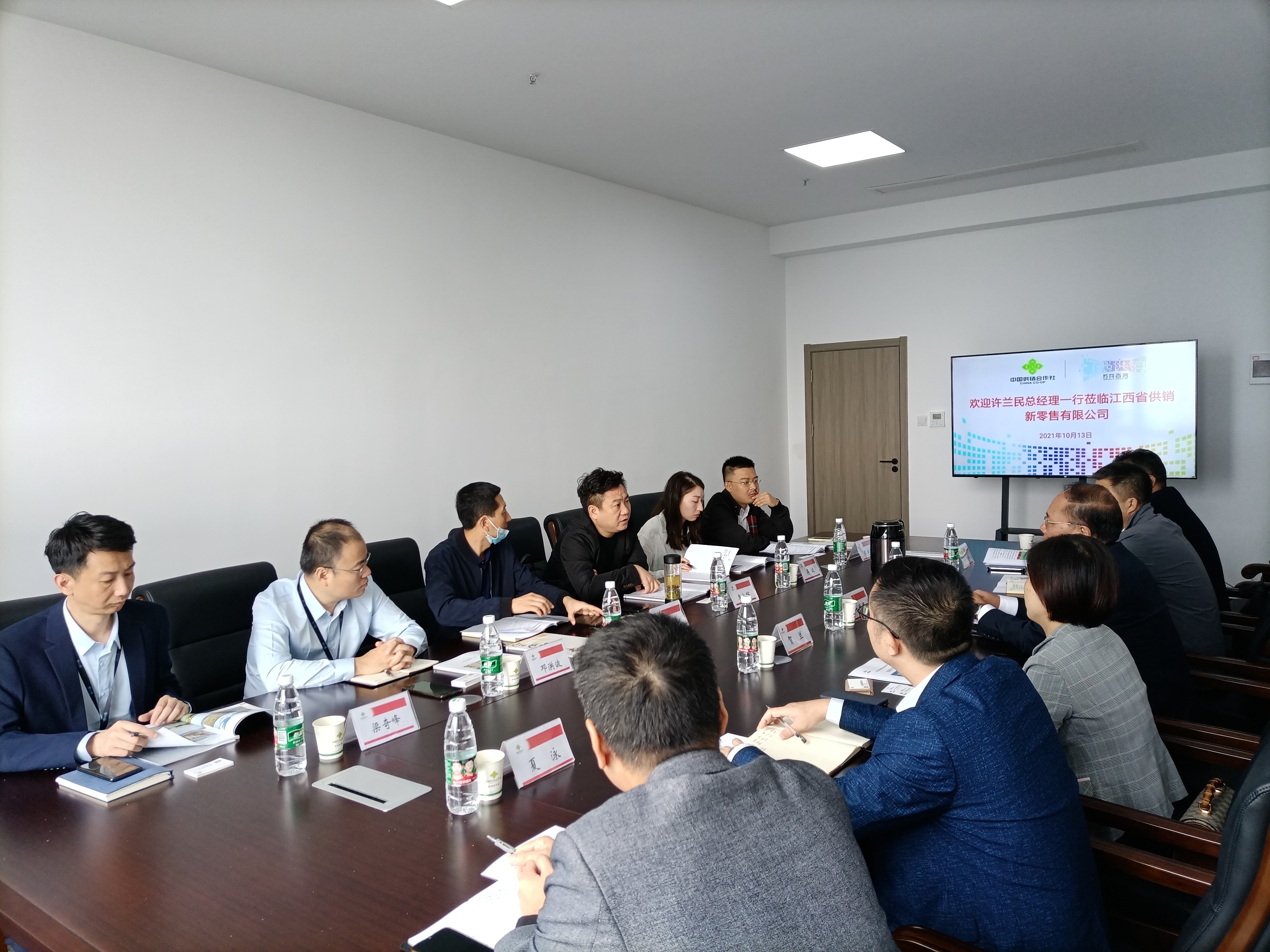 李文輝會(huì )見(jiàn)中鐵十四局集團許蘭民一行