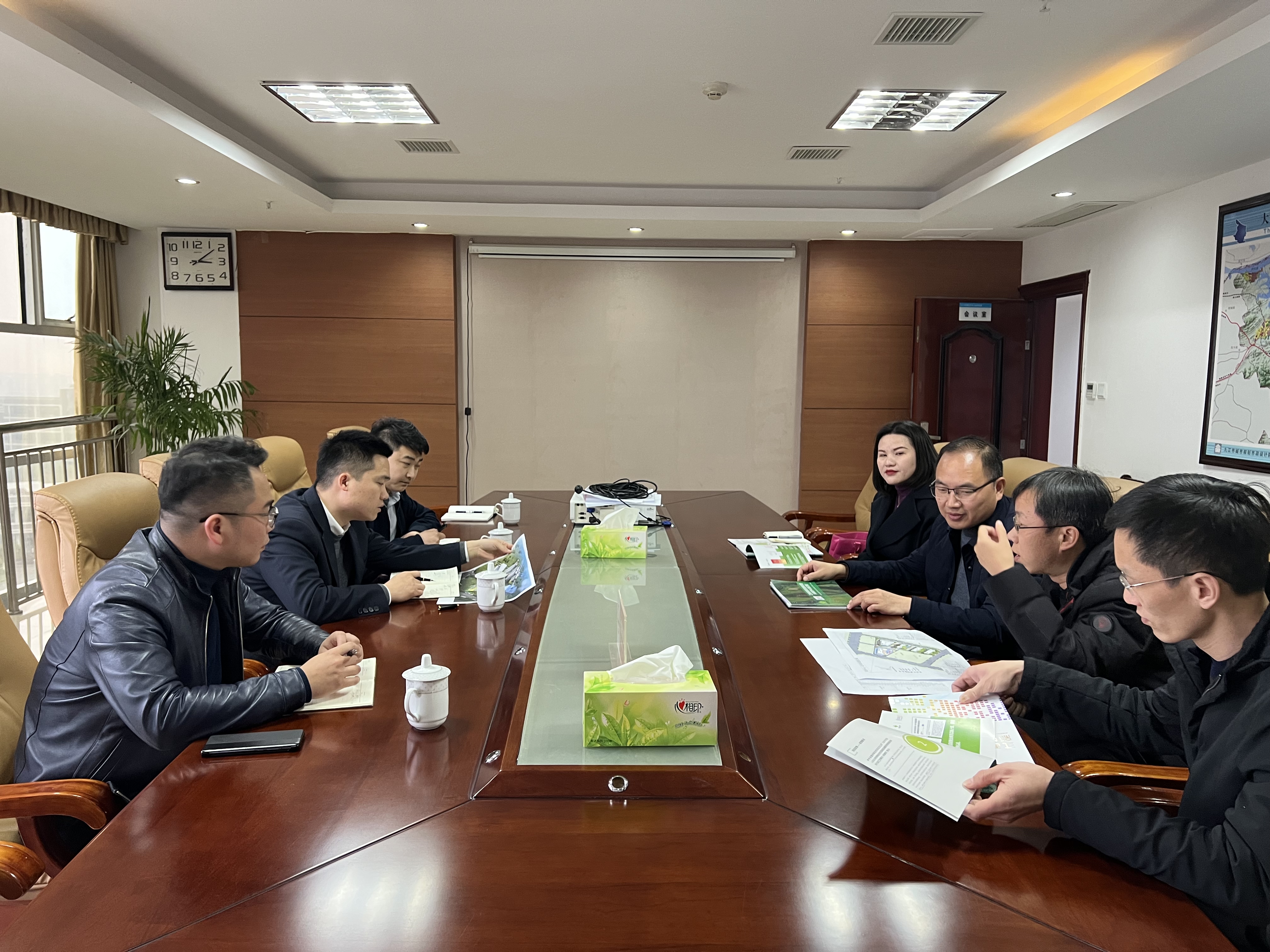李柳萌一行赴九江市柴桑區考察調研